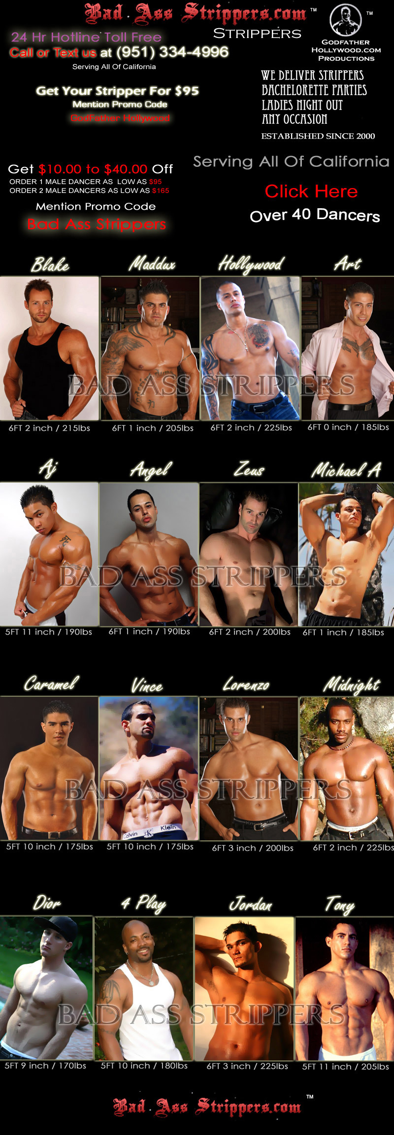 Male Strippers Cut Out